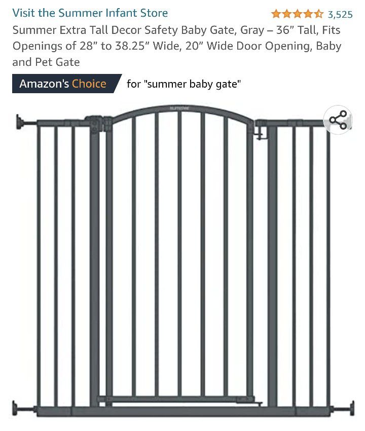 Summer Extra Tall Decor Baby Gate