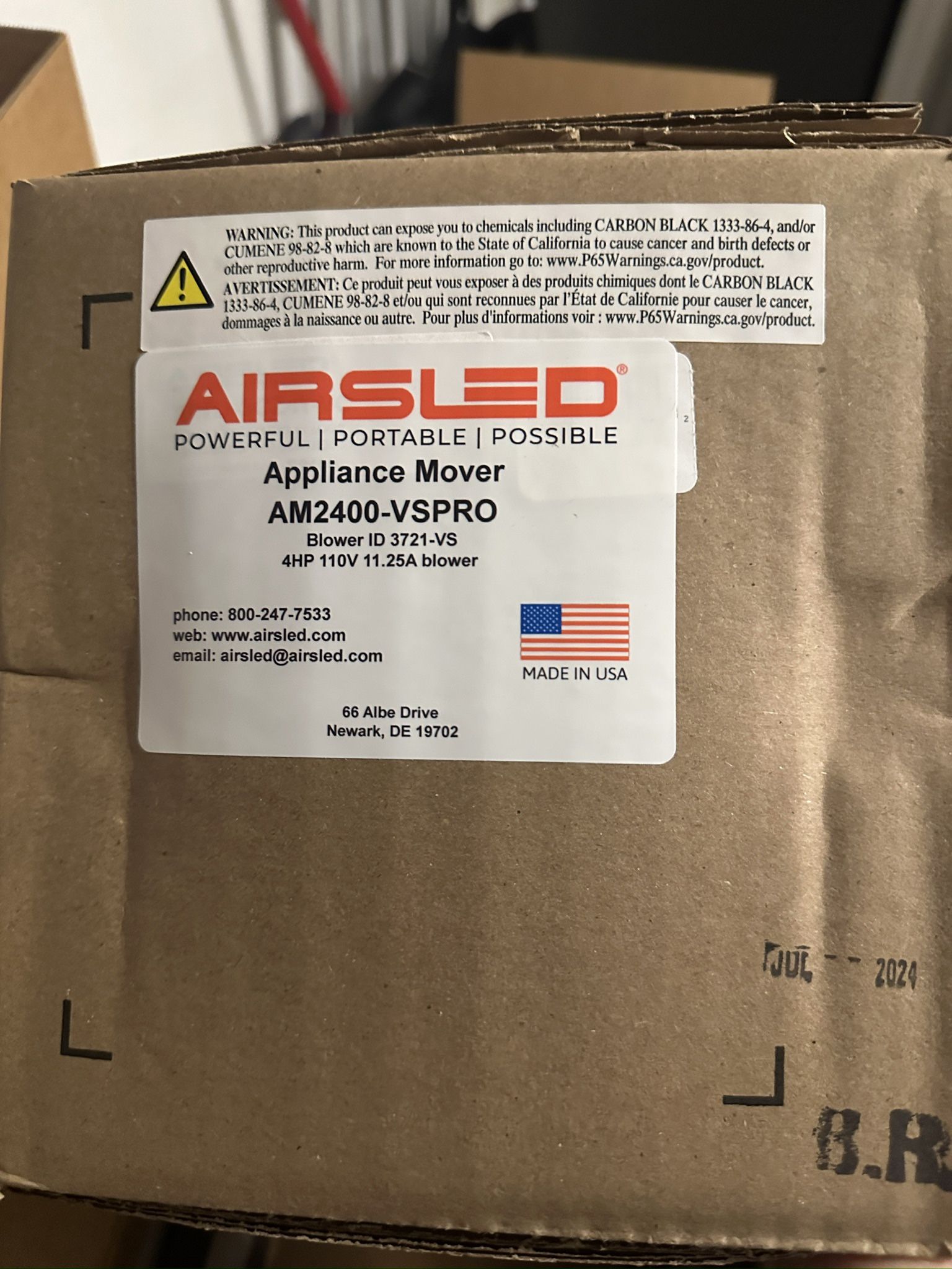 Airsled Appliance Mover