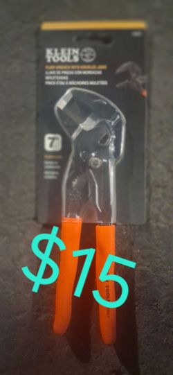 Klein Tools 7" Pliers Wrench with Knurled Jaws