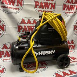 Husky 8 Gal. 150 PSI Portable Electric Oil-Free Horizontal Hotdog Air Compressor 11060568