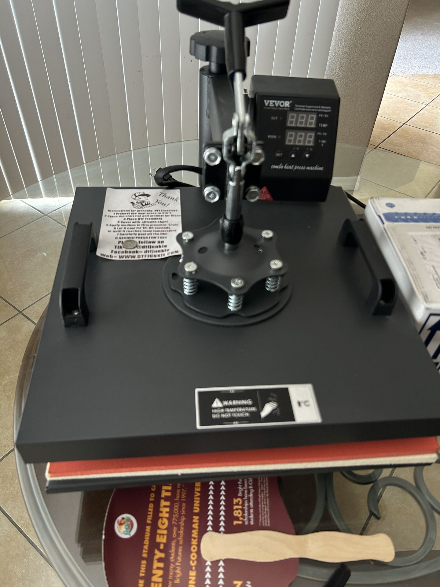 15 x 15 HeatPress Machine 
