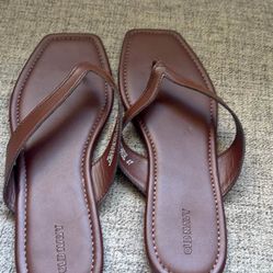 Old Navy Square Toe Sandals Size 10 In Women