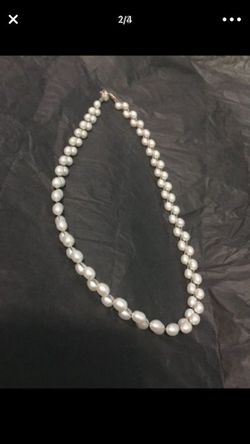 💯 pearls necklace