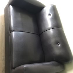 2 x Leather Sofa Set or Separate 