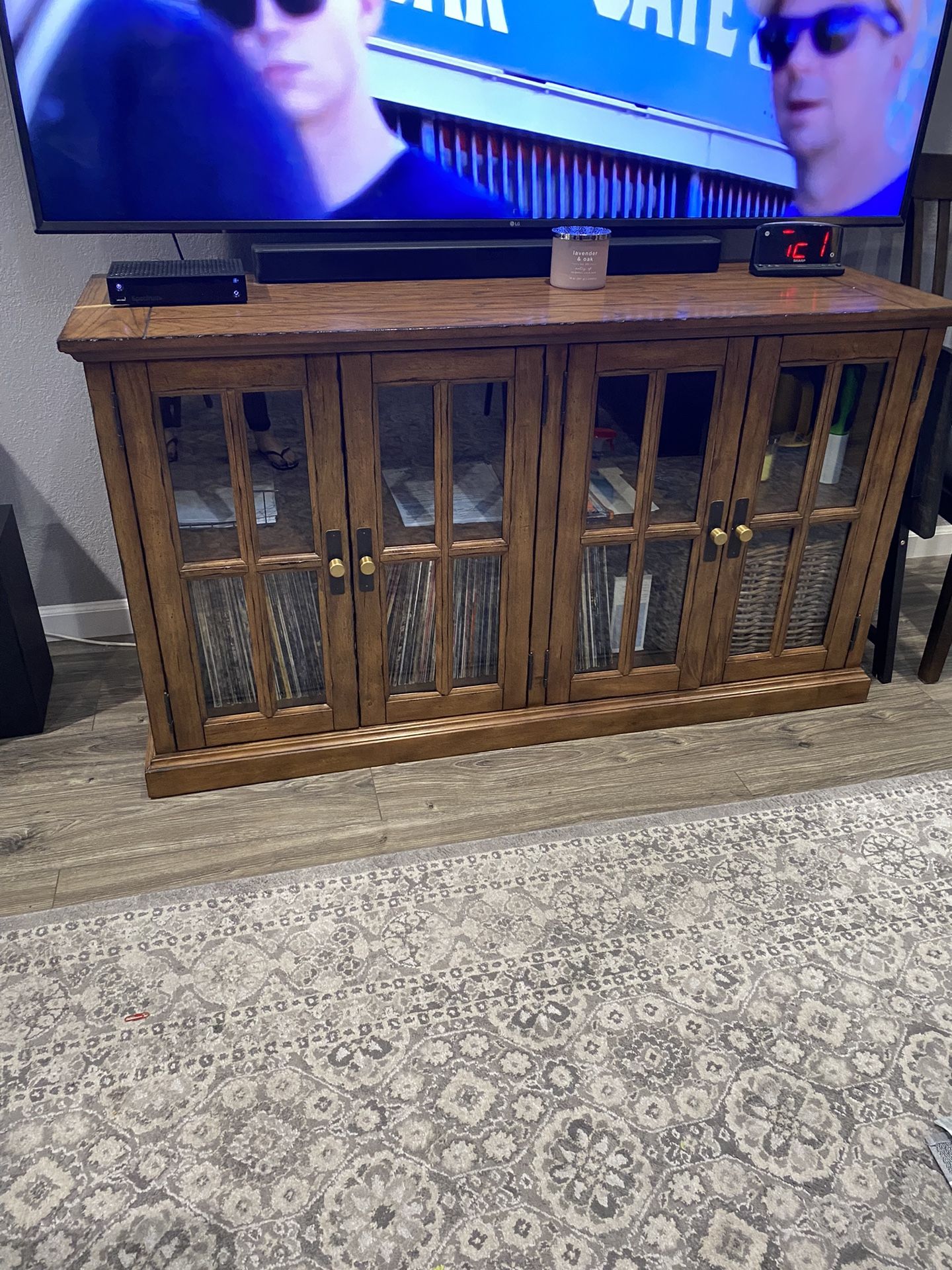 Media Console Storage Cabinet 