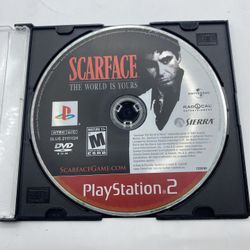 PS2 Scarface: The World is Yours, Sony PlayStation 2, 2006 Disc Only Tested