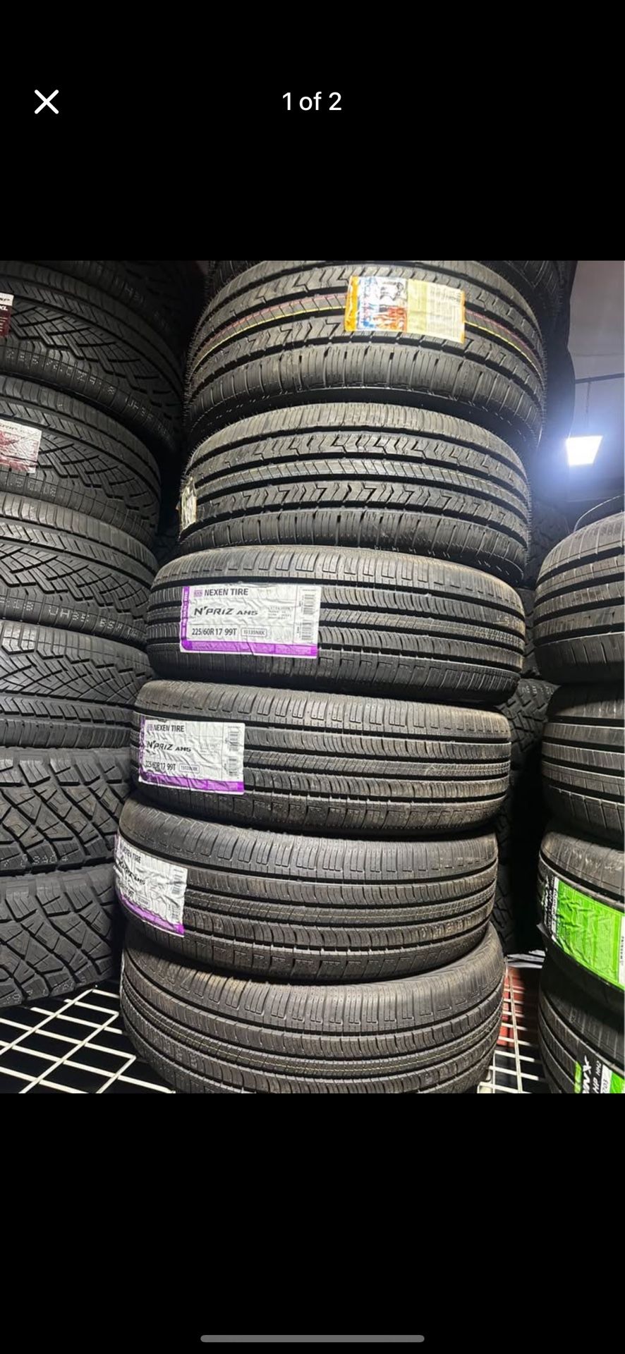 225/60/17 Nexen N'Priz AH5 Tires