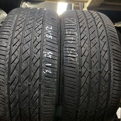 Pair Tires 215 45 18