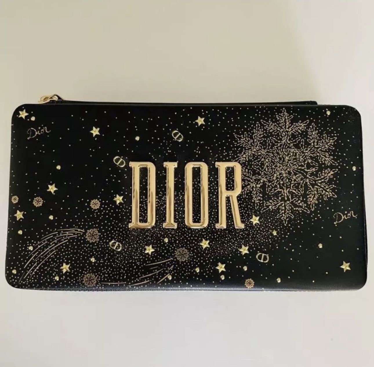 Dior Golden Nights Makeup Bag Clutch Limited Edition