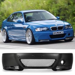 BMW E46 M3 CSL Style Front Bumper