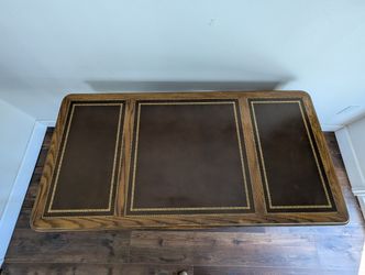 Vintage Sligh Oak Chippendale Desk