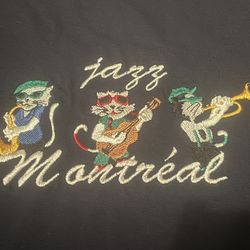 Jazz Montreal 3 Cats T Shirt Size XL