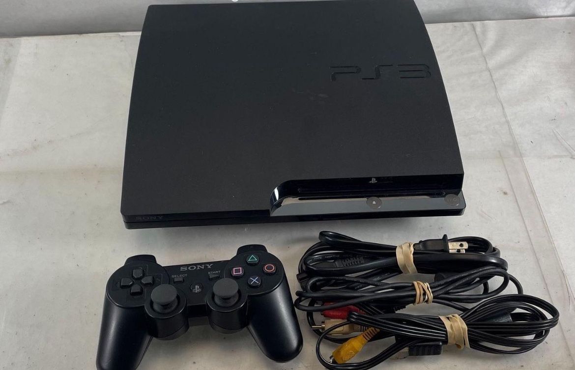 PS3 Slim 500gb (Mint Condition) with HDMI POWER CABLE 1 Controller (Read Description)