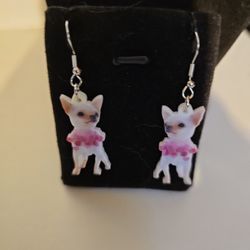 New Chihuahua Dog Earrings 