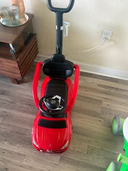 Benz car stroller  and dinosaur bike