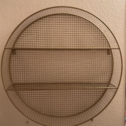 Round Metal Shelf 