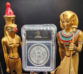 2026 Bullion Breakers Bitcoin 1 oz Silver ICG MS70 PL - Local Pickup. Price: $100.