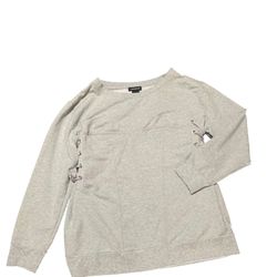 Woman’s Corset Grey Sweater - Size Large