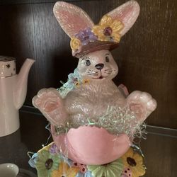 Ceramic Easter bunny