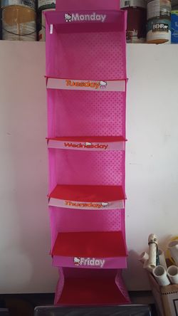 Hello Kitty Mon-Fri Clothes organizer