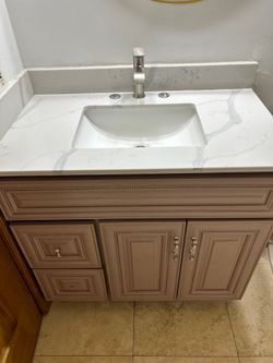 Vanity plus sink