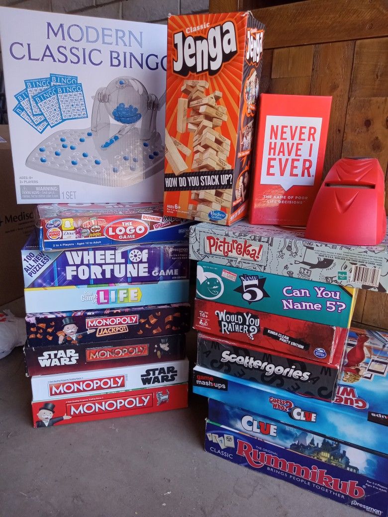 Assorted Board Games 