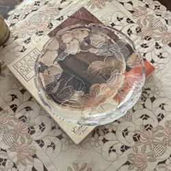 14” Round Platter , Fifth Avenue Crystal , $38 Or Best Offer 