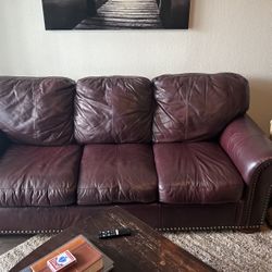 Leather Couch 