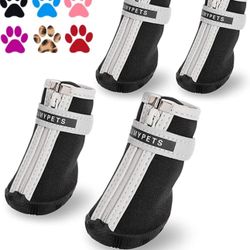 QUMY Dog Shoes for Summer, Winter, Rain Size 5 Small