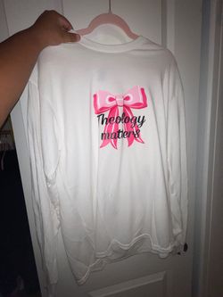 Theology Matters Coquette Bow Crewneck Sweatshirt