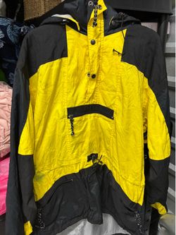Yellow and Black Pullover Anorak Jacket/ Boulder Gear