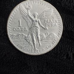 Mexican Libertad 1oz Silver Coins 1980's Gordita Onza Plata Pura