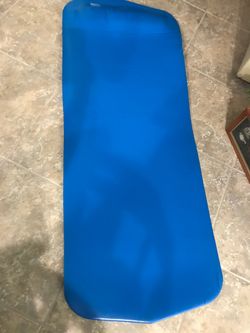 New Quality blue pool float with built in head rest