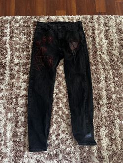 Custom Made Spyderman Levi Jeans