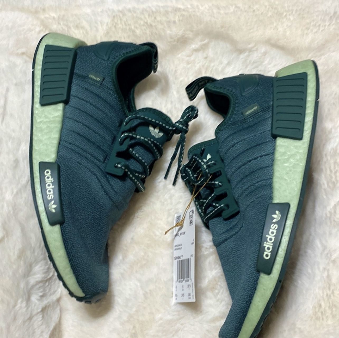 Womens Adidas NMD_R1 Mineral Green 