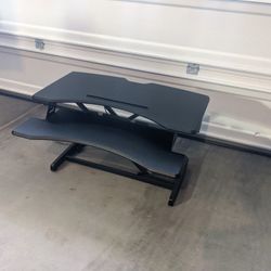 Fezibo Table Top Adjustable Height Desk, 34" x 24" x 6.5" to 19.5"H 