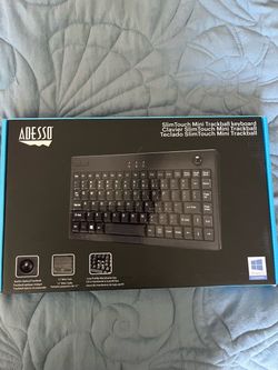 Adesso SlimTouch Mini Trackball Keyboard