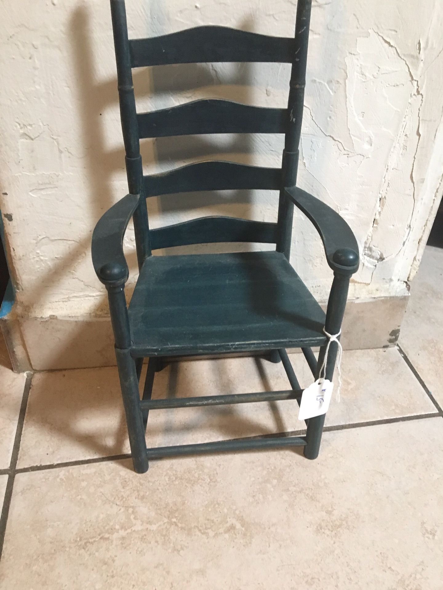 Antique doll chair