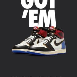 Air Jordan Retro 1 High OG x Union x Fragment