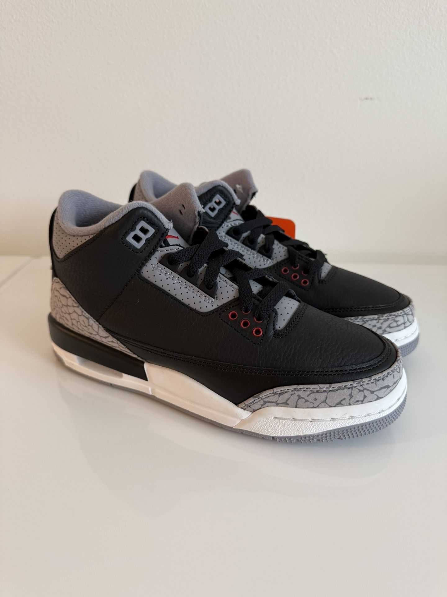 DS GS 2024 NIKE AIR JORDAN III 3 RETRO BLACK CEMENT