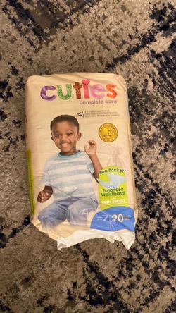Cuties Baby Diaper Size 7 (20 diapers)
