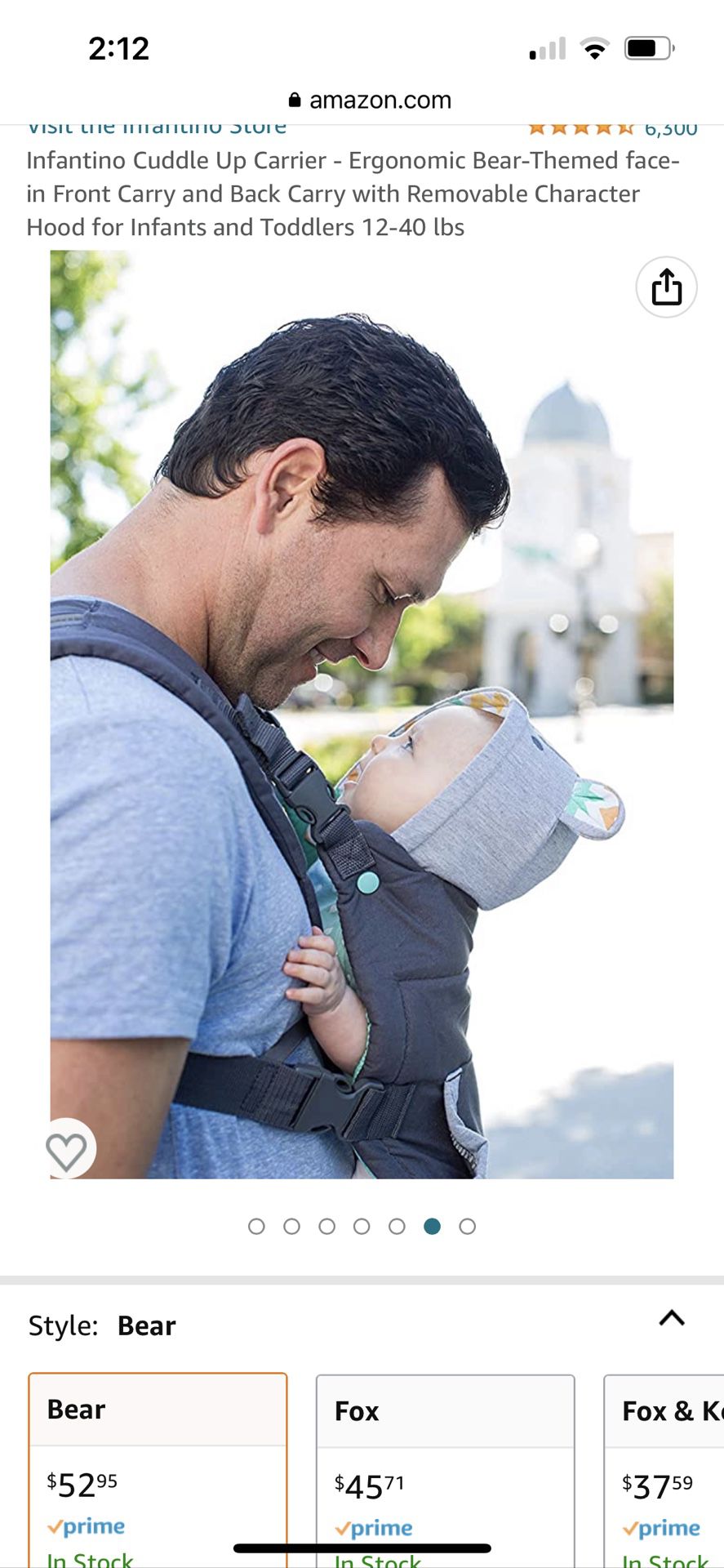 Baby Carrier - Infantino Cuddle Up Carrier