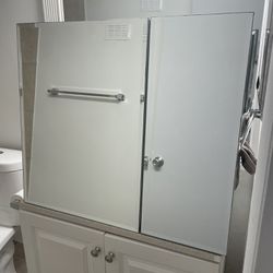 Bathroom Mirror Storage Vanity 