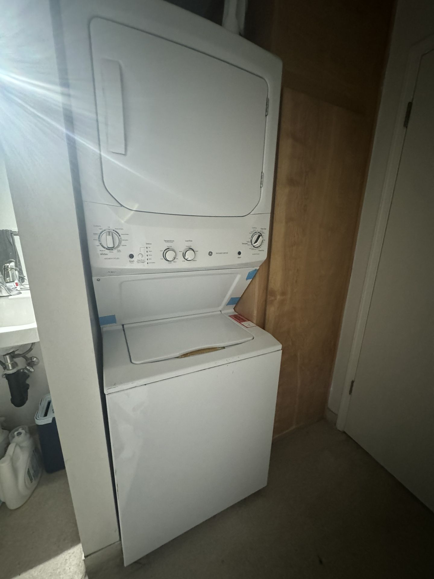 GE stackable Washer And Dryer