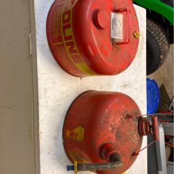 Vintage Metal Gas Cans