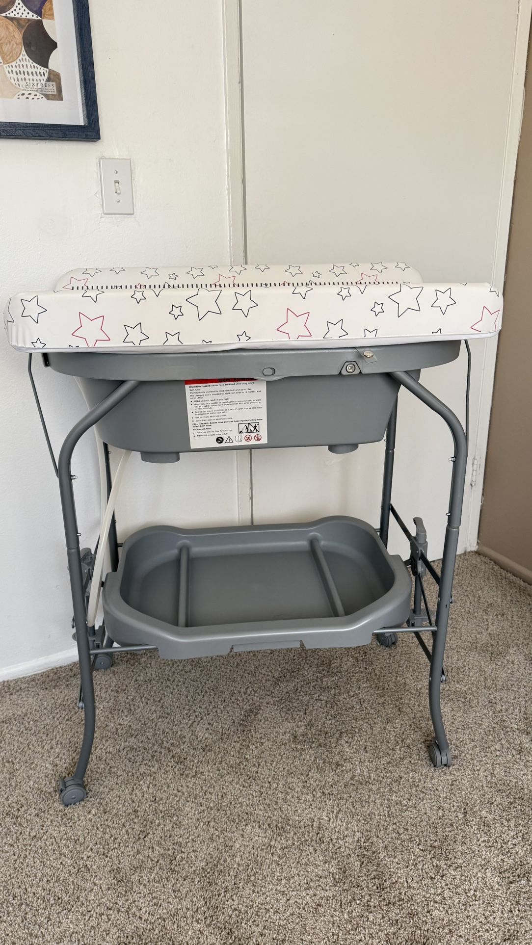 Baby Bath With Changing Table