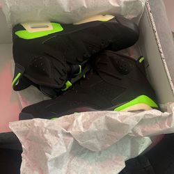 Electric Green 6’s Brand New  Size 8.5