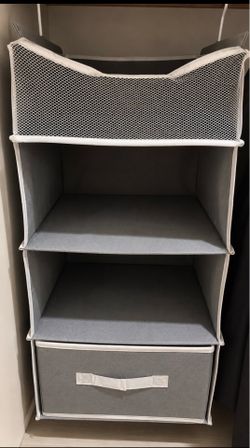 Closet hanging organizer
