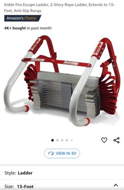 MOVING SALE! OBO! Kidde Fire Escape Ladder Model KL-2S 13 Feet Never Used