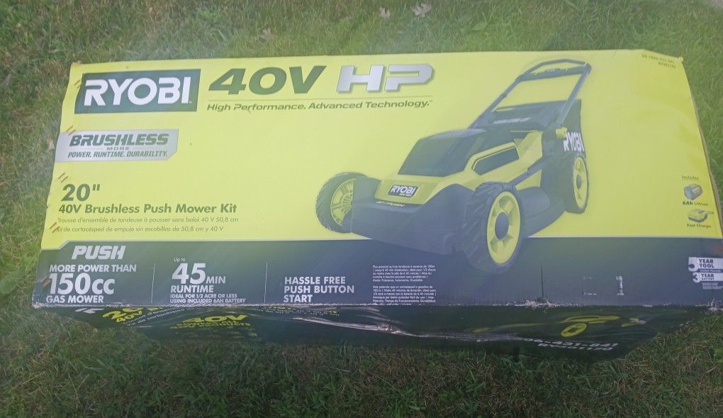 Ryobi 20 Inch 40v Lawnmowers-$200